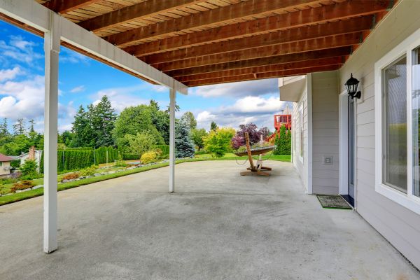 Backyard Patio Installation in Sherman