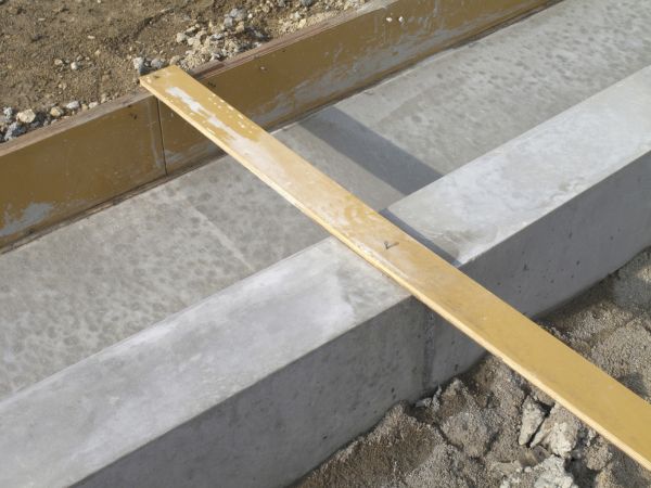 Cement Footing Installation in Sherman