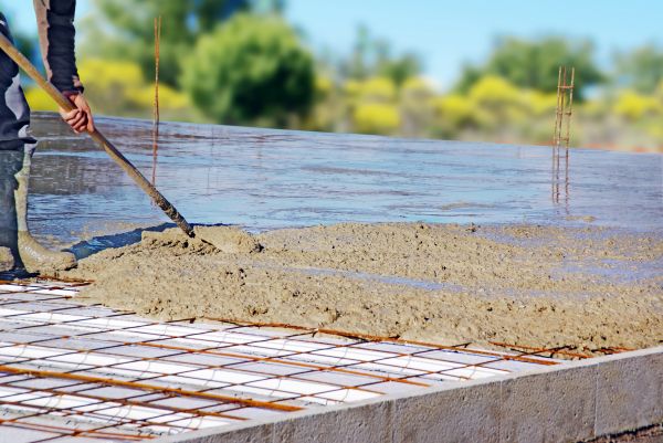 Cement Slab Laying in Sherman