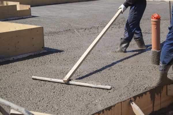 Concrete Platform Installation in Sherman