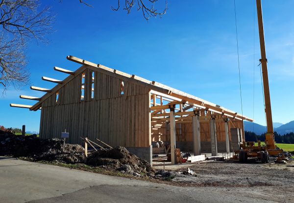 Barn Foundation Construction in Sherman