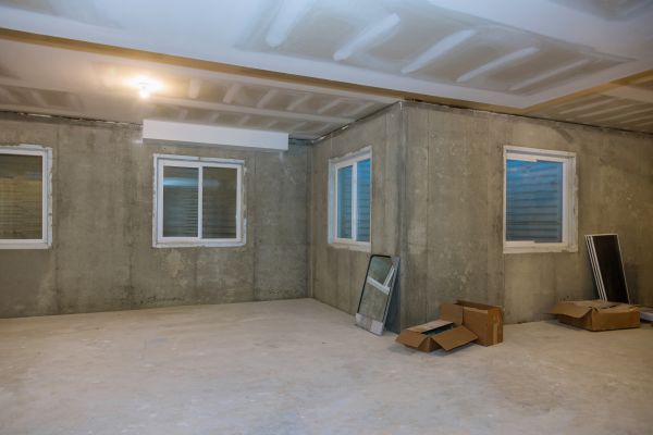 Basement Concrete Installation in Sherman