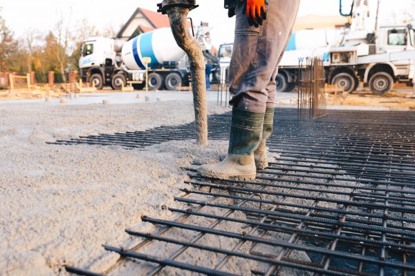 Poured Foundation Installation in Sherman