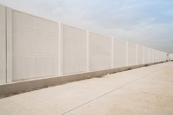 Concrete Fence Construction in Sherman