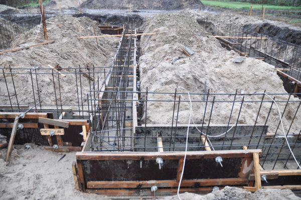 House Footing Construction in Sherman