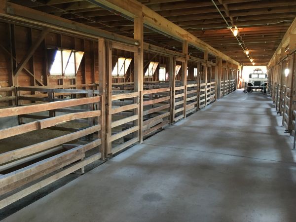 Barn Slab Construction in Sherman