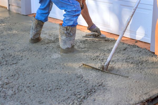 Driveway Slab Construction in Sherman
