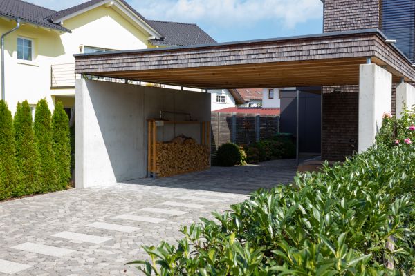 Carport Pad Construction in Sherman