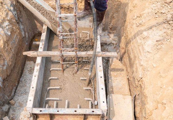 Cement Foundation Pouring in Sherman