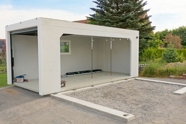 Garage Foundation Installation in Sherman