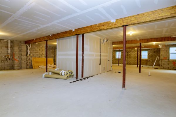 Basement Slab Installation in Sherman
