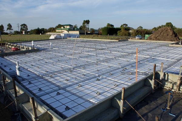 Barn Pad Construction in Sherman