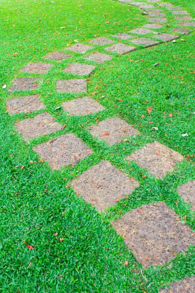 Backyard Pathway Construction in Sherman